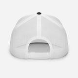 Embroidered Gonzo Flat Brim Snapback Trucker Hat