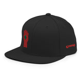 Embroidered Gonzo Fist Flat Brim Snapback