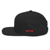 Embroidered Gonzo Fist Flat Brim Snapback