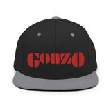 Embroidered Gonzo Flat Brim Snapback
