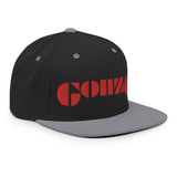 Embroidered Gonzo Flat Brim Snapback