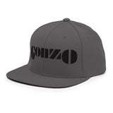 Embroidered Gonzo Flat Brim Snapback
