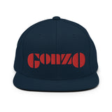 Embroidered Gonzo Flat Brim Snapback