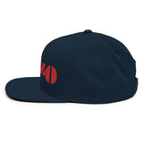 Embroidered Gonzo Flat Brim Snapback