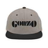 Embroidered Gonzo Flat Brim Snapback