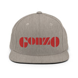 Embroidered Gonzo Flat Brim Snapback