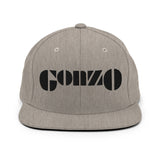 Embroidered Gonzo Flat Brim Snapback