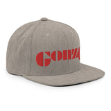Embroidered Gonzo Flat Brim Snapback