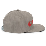 Embroidered Gonzo Flat Brim Snapback