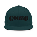 Embroidered Gonzo Flat Brim Snapback