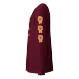 The "Gonzo Buddha" Maroon and Saffron Colored Tee: Fundraiser for Tibetan Monks