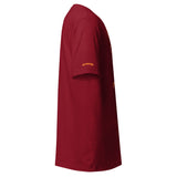 The "Gonzo Buddha" Maroon and Saffron Colored Tee: Fundraiser for Tibetan Monks