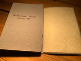 Mistah Leary He Dead -- Handmade paperback limited edition book embossed with Hunter's seal.