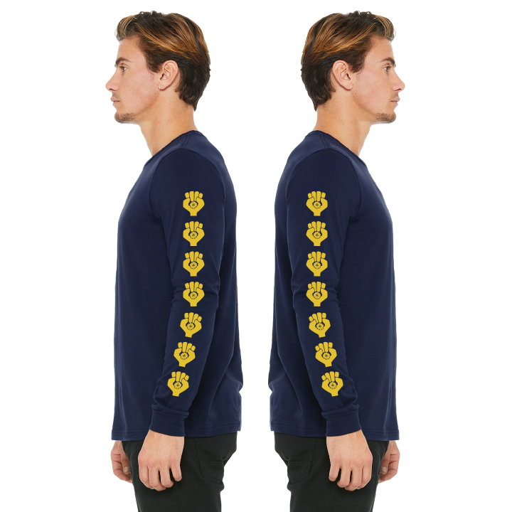 Navy Long Sleeved Gonzo Tee – Official Hunter S. Thompson Gonzo Store