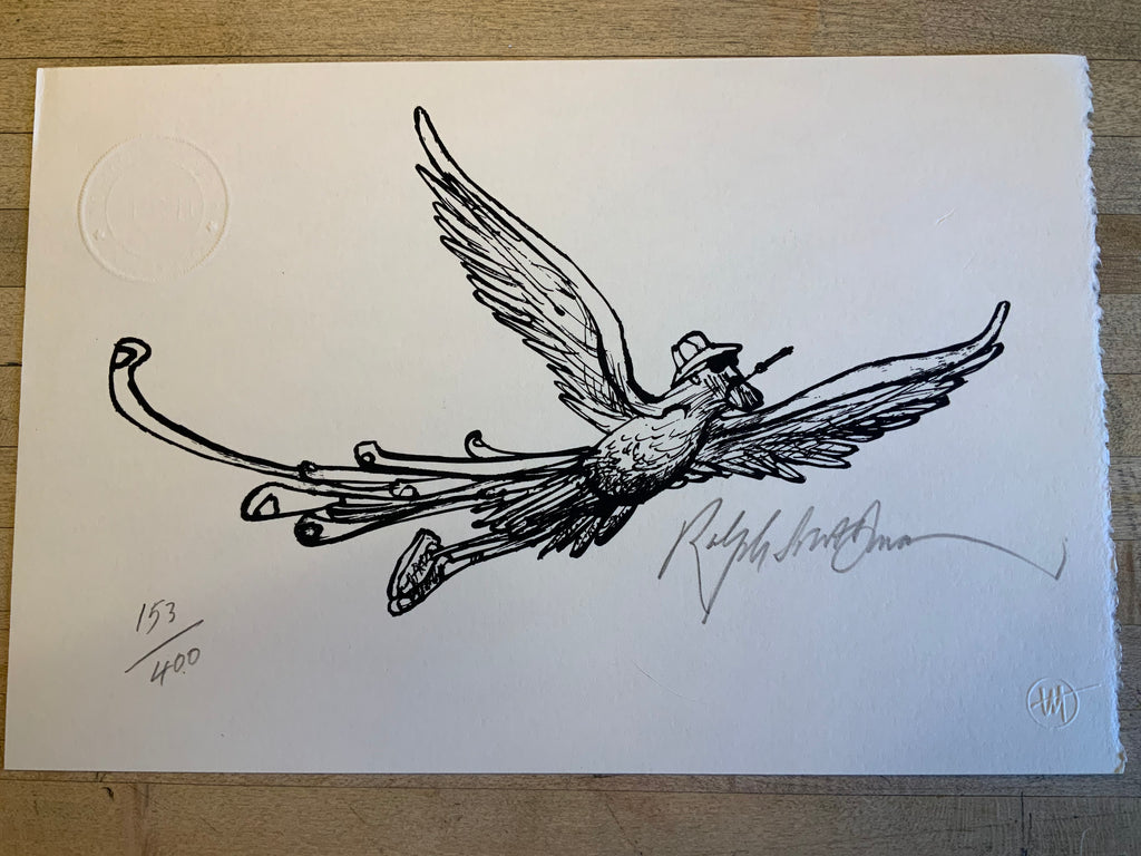 Hunter S. Thompson "Rising High" by Ralph Steadman print
