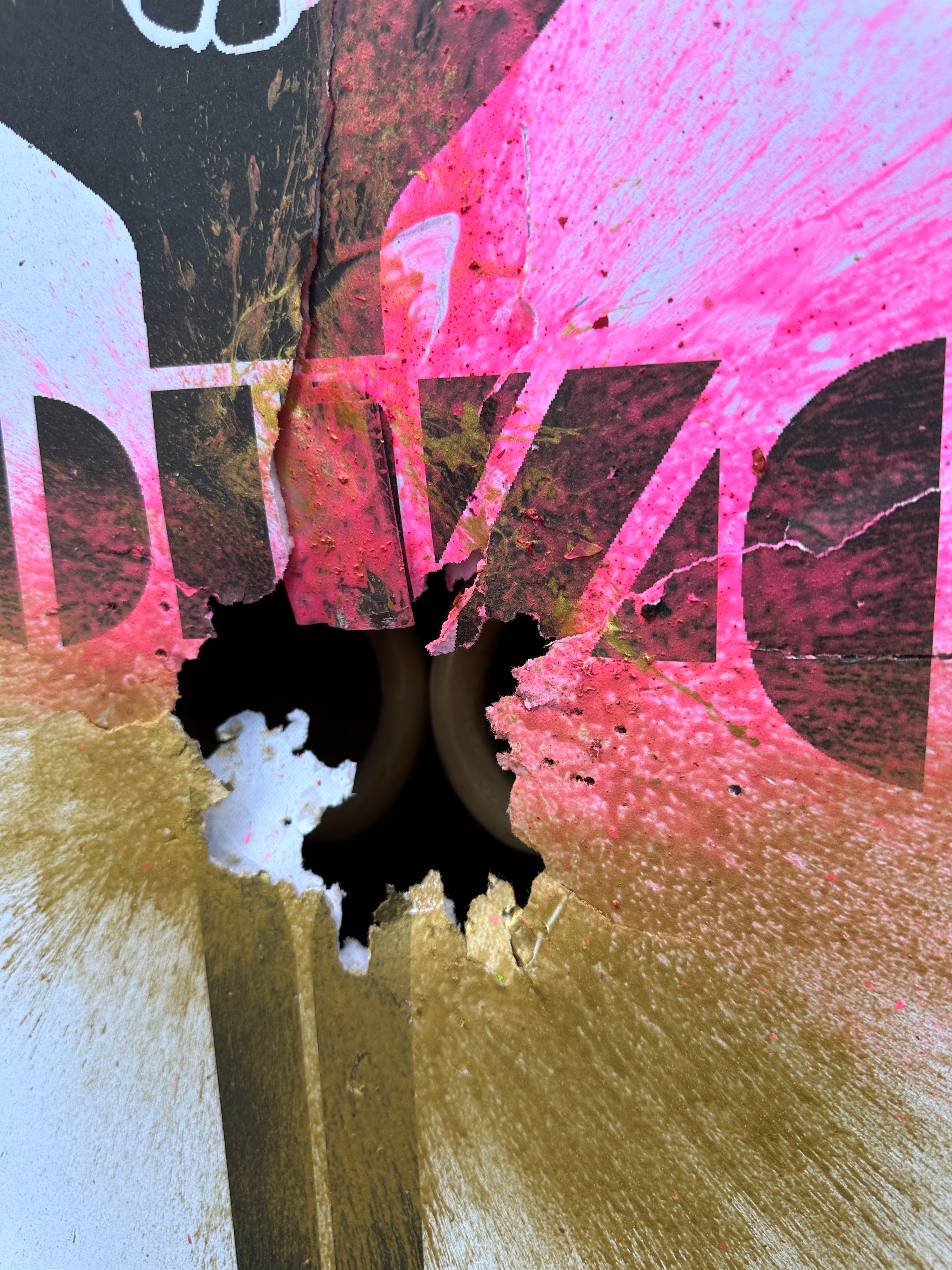 AUTHENTIC OWL FARM SHOTGUN ART (PINK/GOLD)