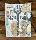 Gonzo Logo/Fear & Loathing Collage made at Owl Farm