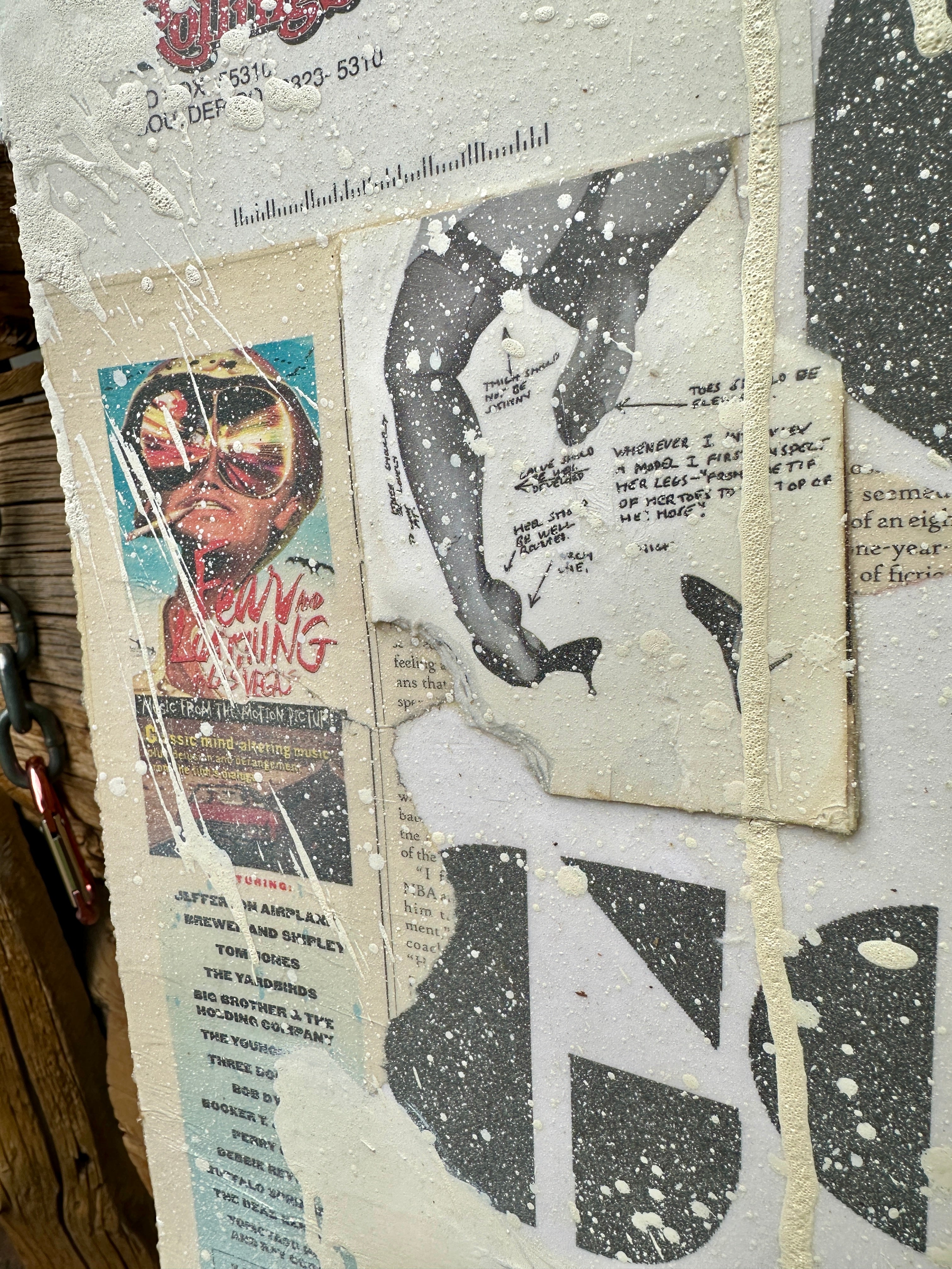 Gonzo Logo/Fear & Loathing Collage made at Owl Farm