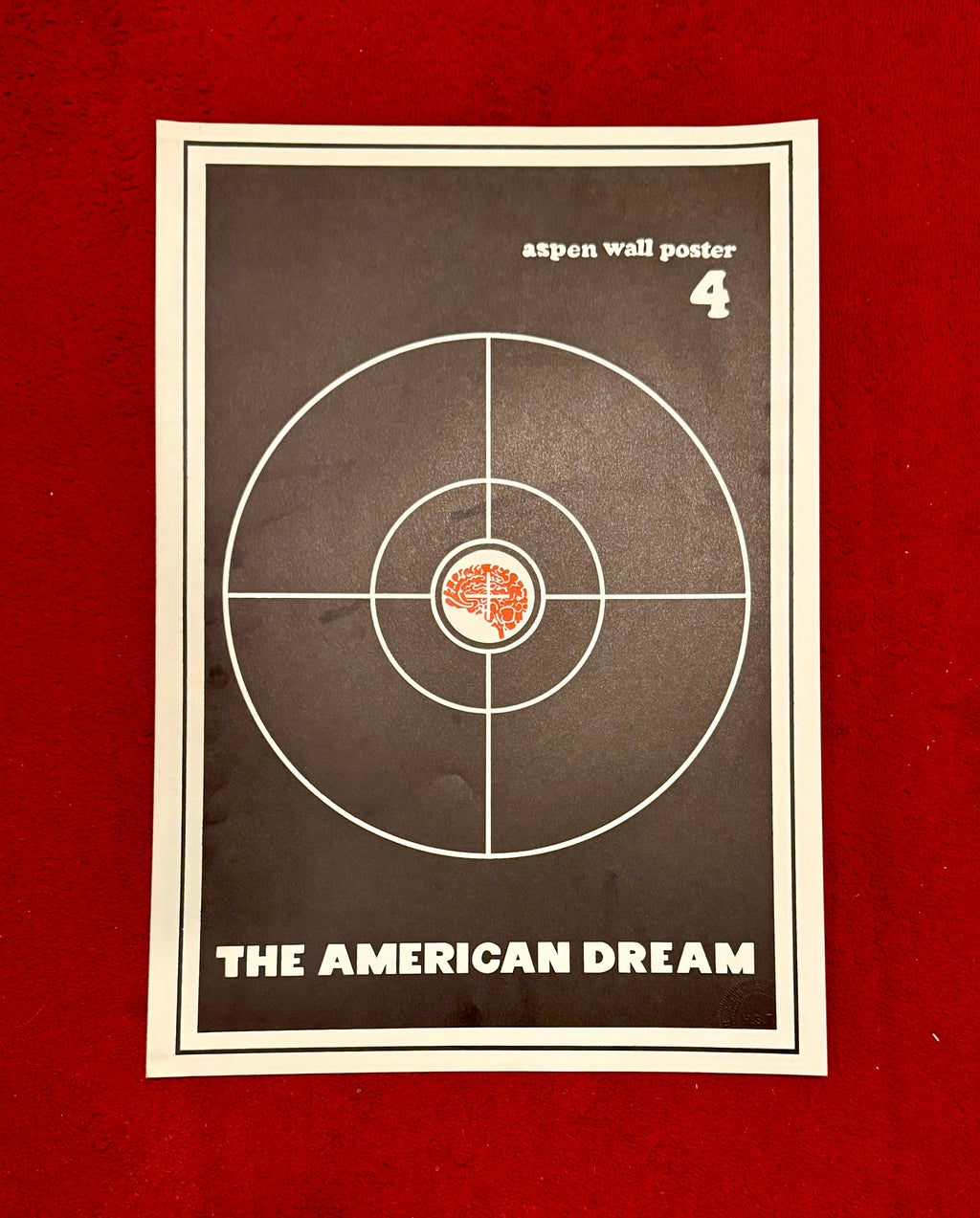 Aspen Wall Poster 4: The American Dream (ORIGINAL PRINT/LITHOGRAPH)