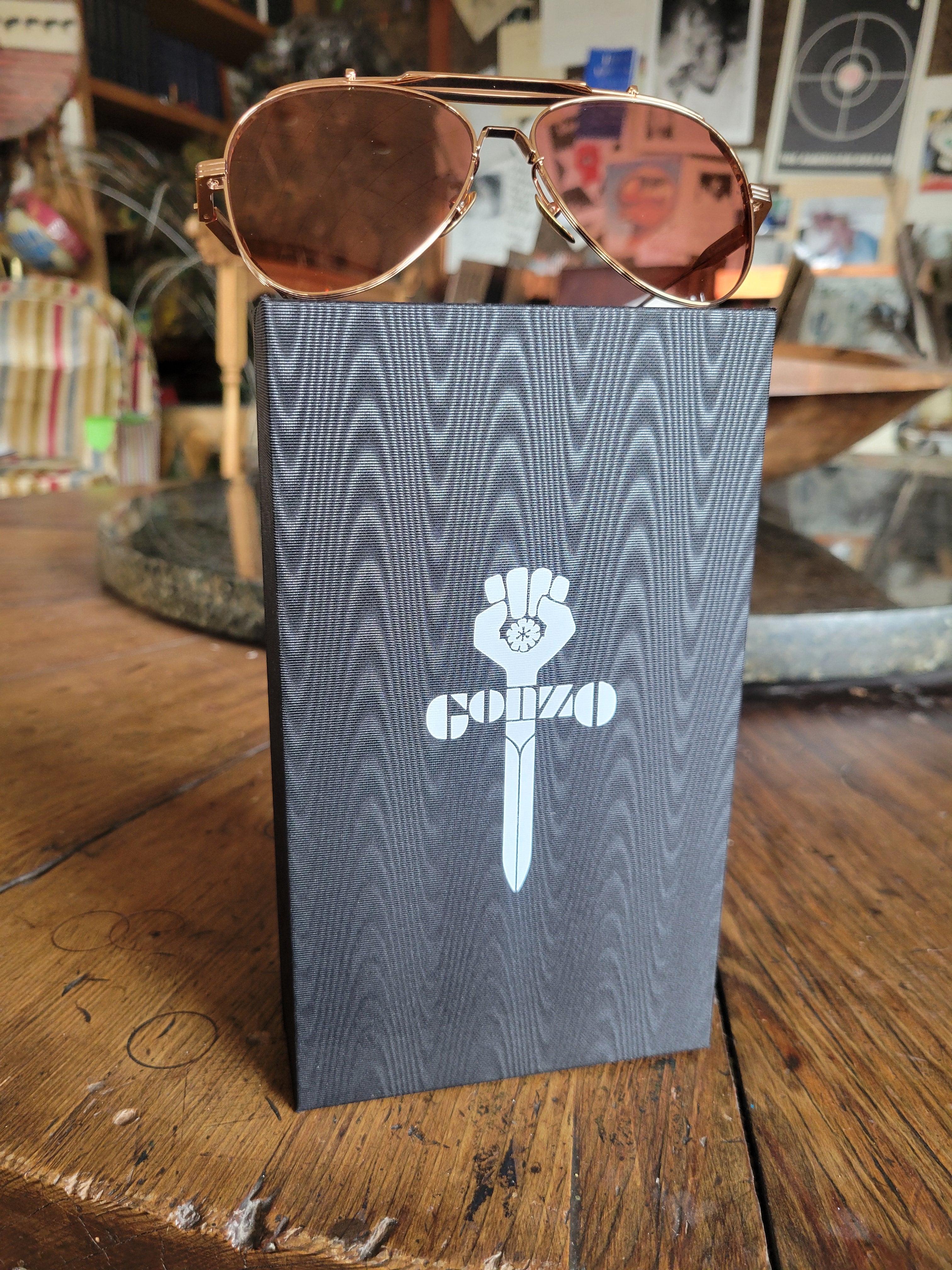 Jaques Marie Mage collaboration Gonzo Luxury sunglasses