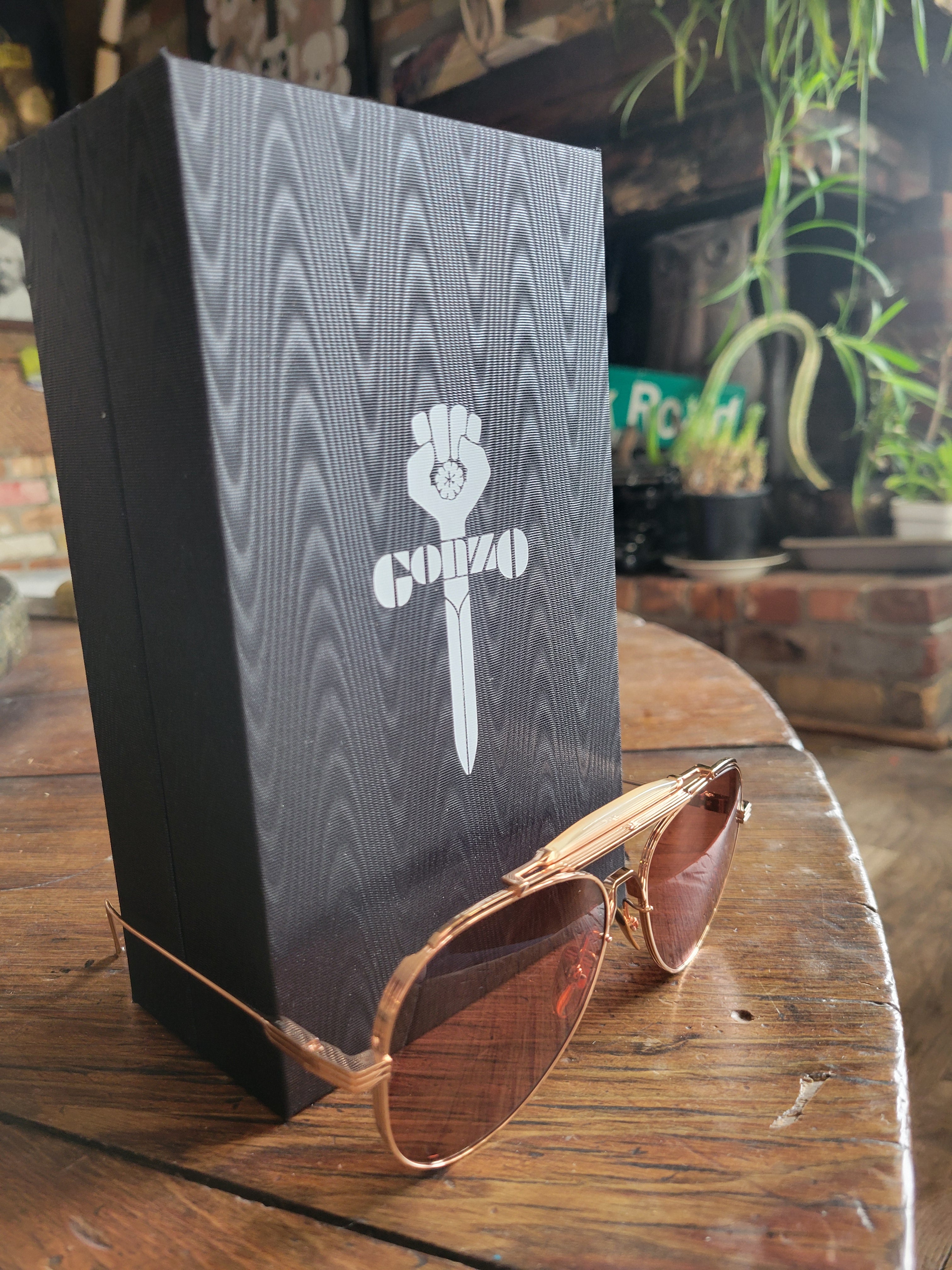 Jaques Marie Mage collaboration Gonzo Luxury sunglasses