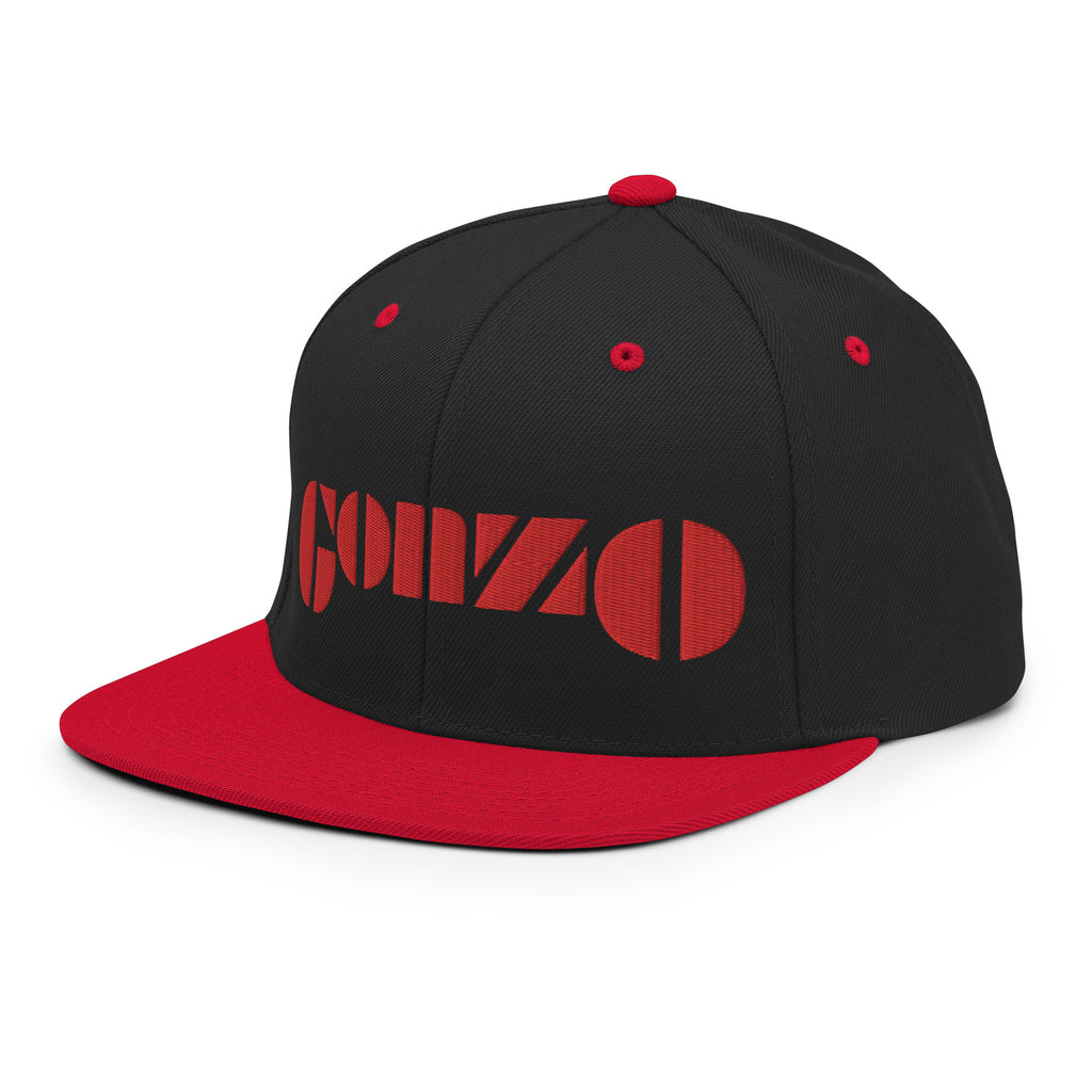 Embroidered Gonzo 5-Panel Snapback Cap