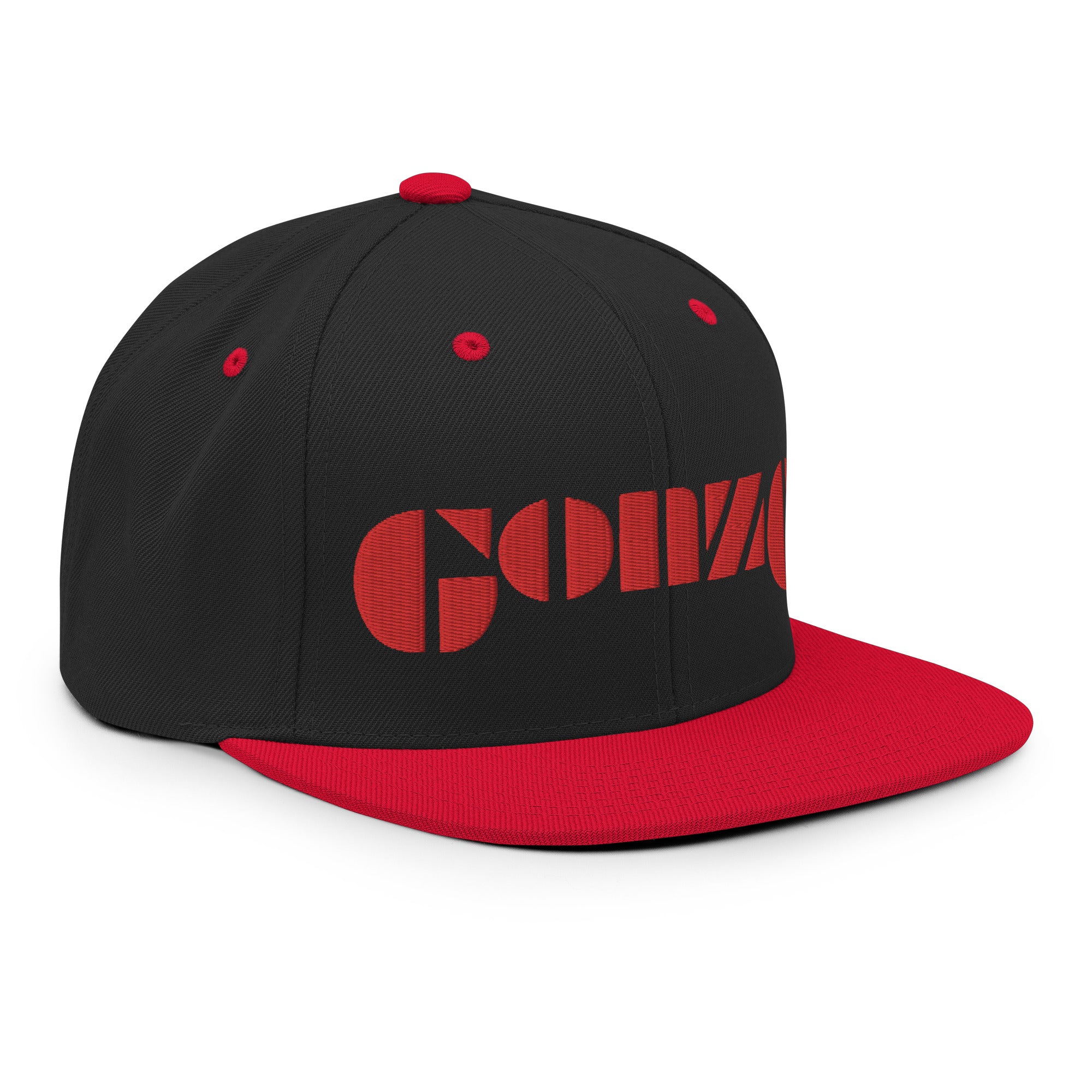 Embroidered Gonzo 5-Panel Snapback Cap