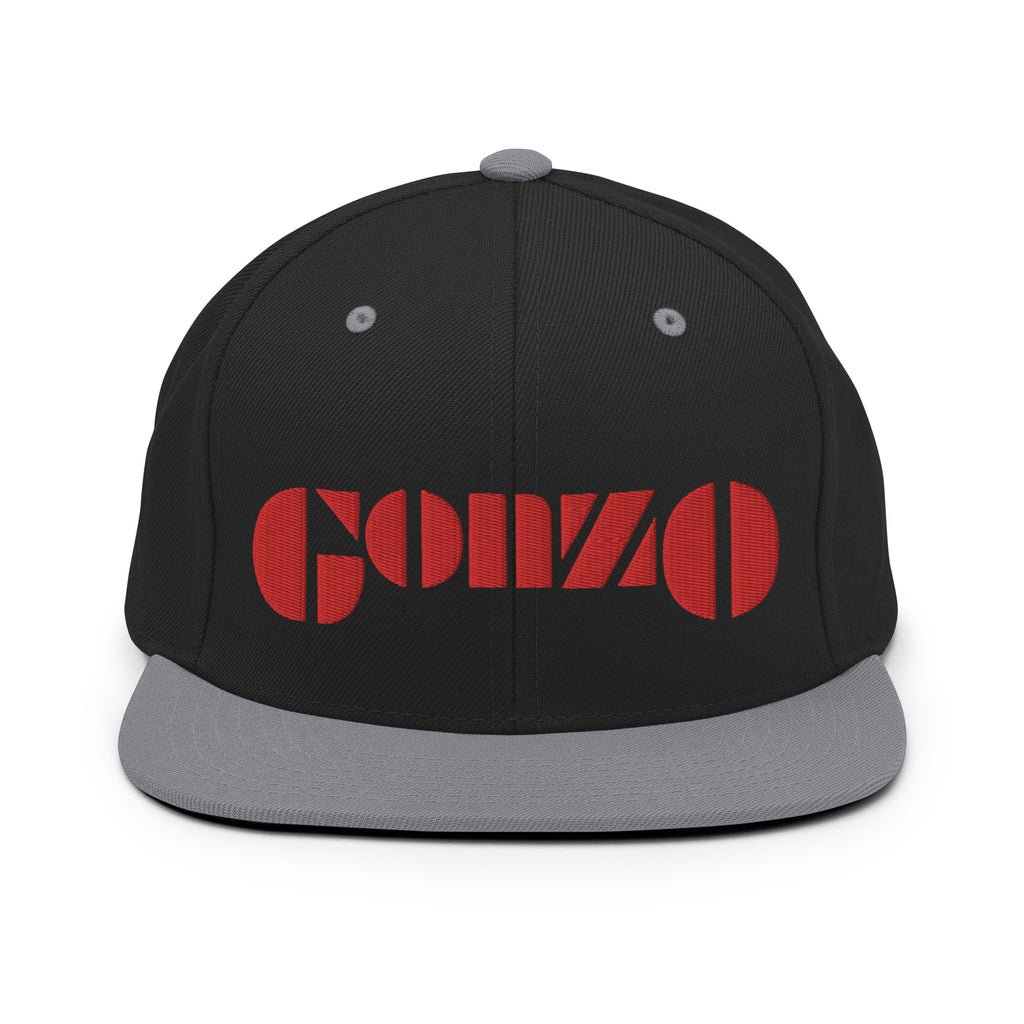 Embroidered Gonzo 5-Panel Snapback Cap
