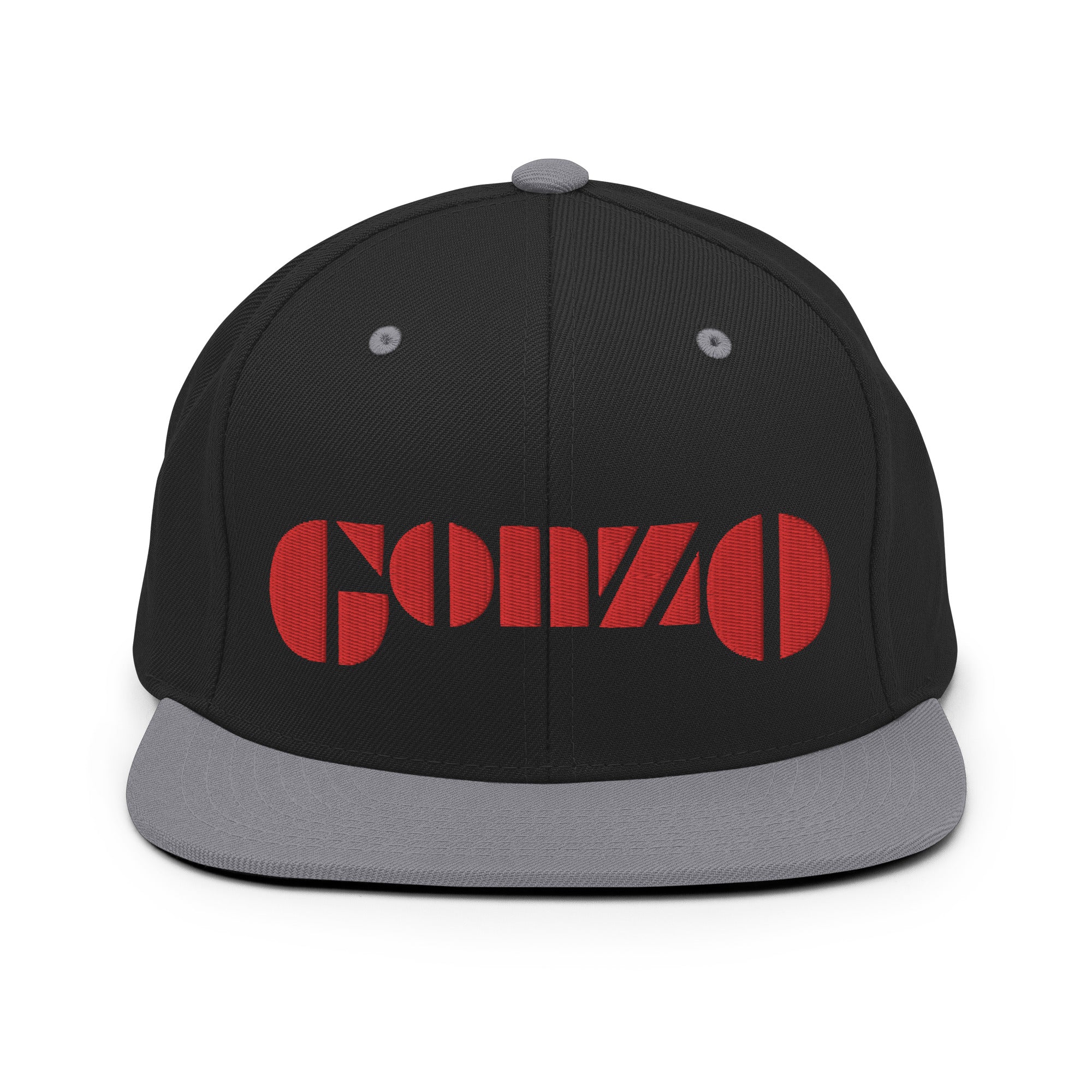 Embroidered Gonzo 5-Panel Snapback Cap