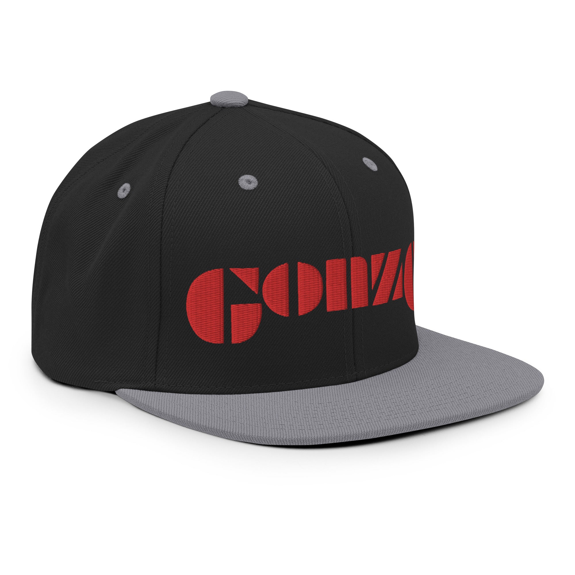 Embroidered Gonzo 5-Panel Snapback Cap