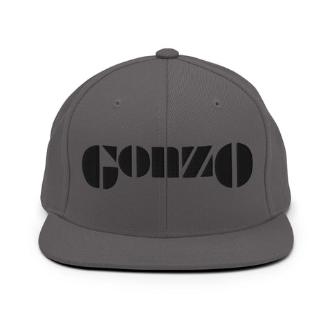 Embroidered Gonzo Flat Brim Snapback