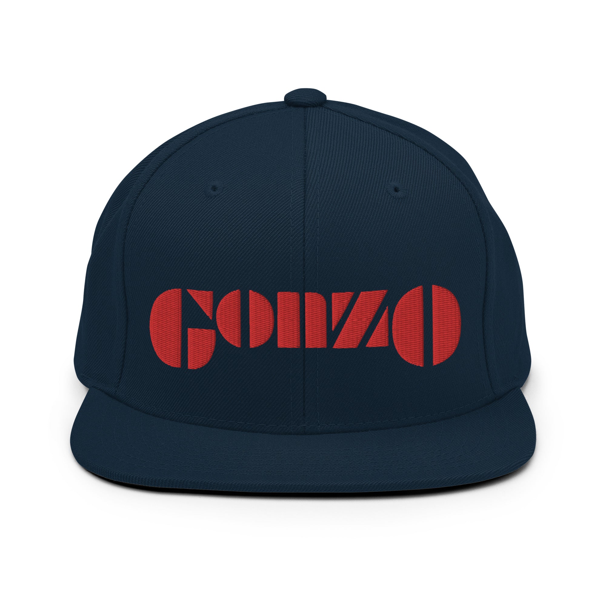 Embroidered Gonzo 5-Panel Snapback Cap
