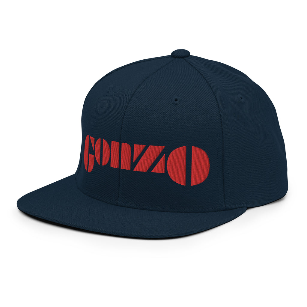 Embroidered Gonzo 5-Panel Snapback Cap