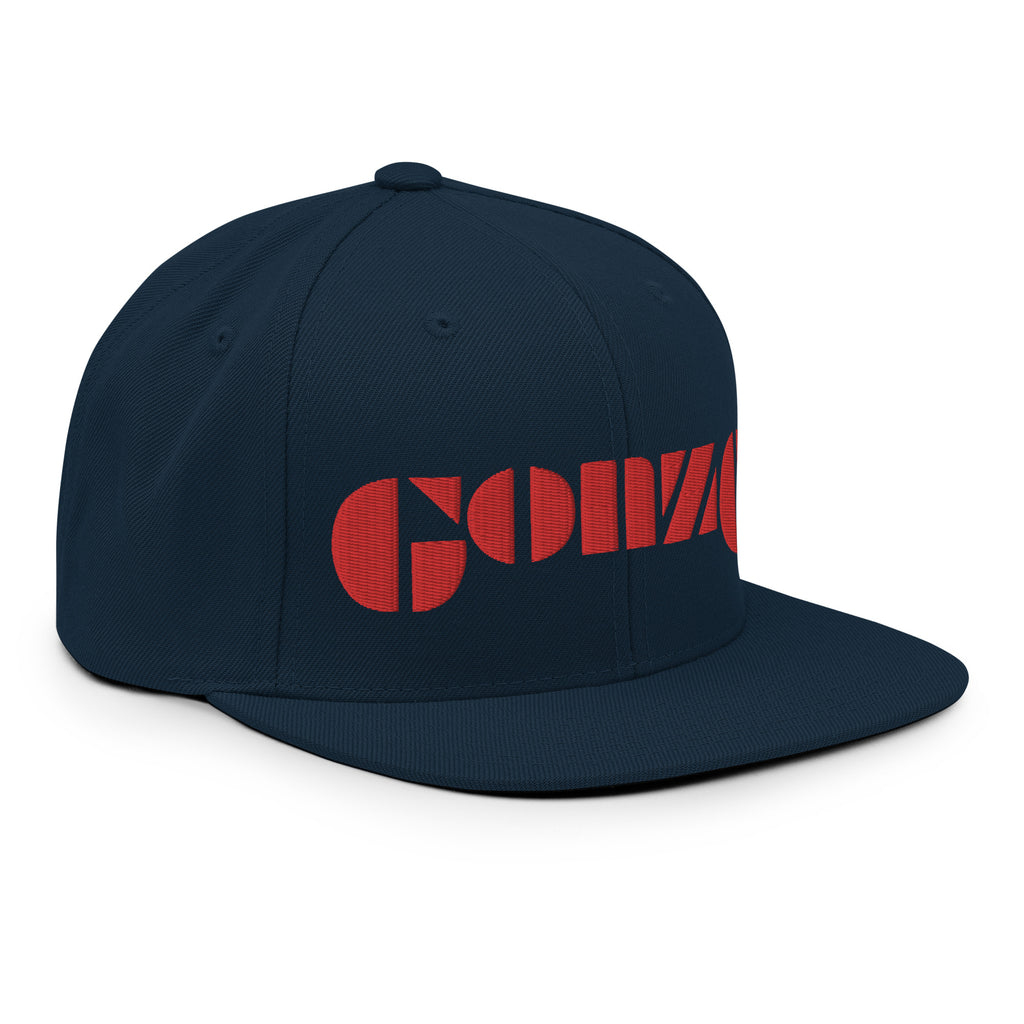 Embroidered Gonzo 5-Panel Snapback Cap