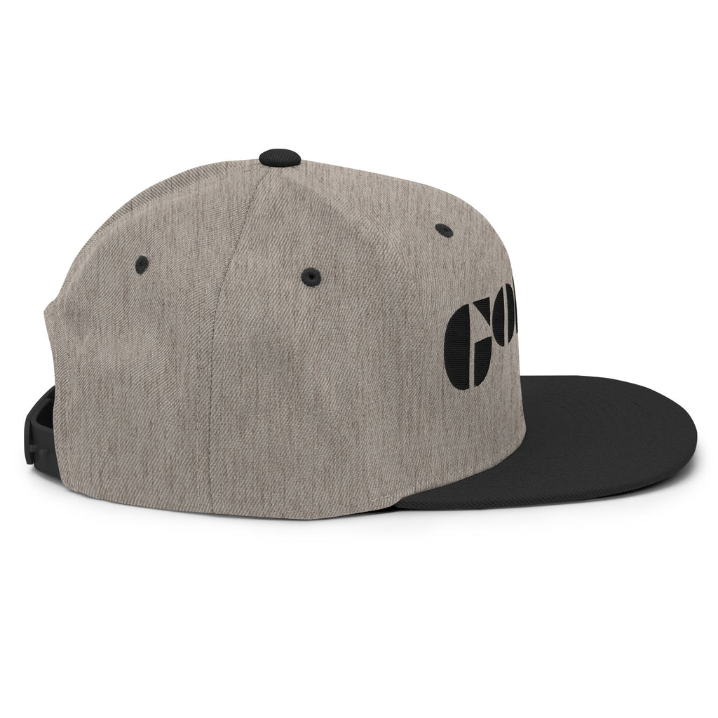 Embroidered Gonzo 6-Panel Snapback Cap
