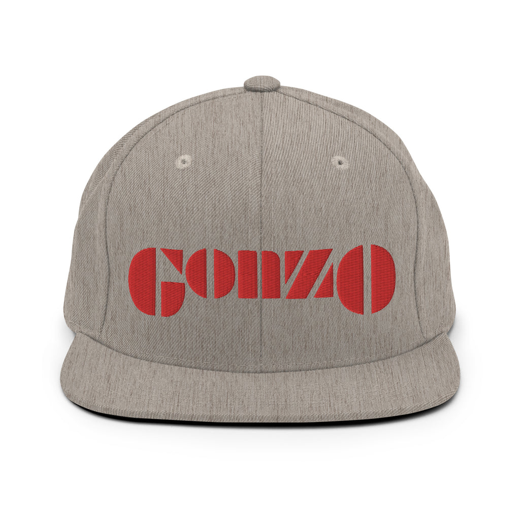Embroidered Gonzo 5-Panel Snapback Cap