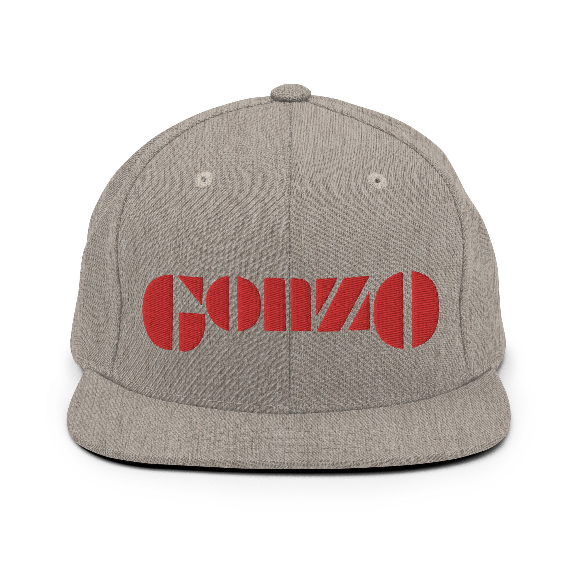 Embroidered Gonzo 5-Panel Snapback Cap