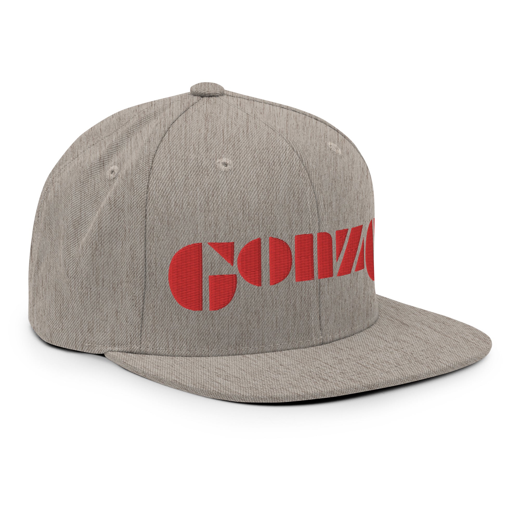 Embroidered Gonzo 5-Panel Snapback Cap