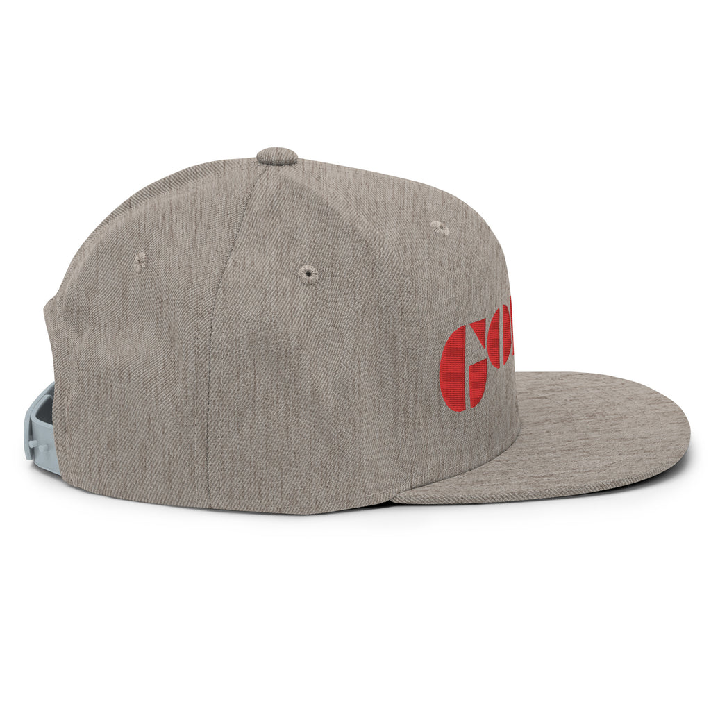 Embroidered Gonzo 5-Panel Snapback Cap