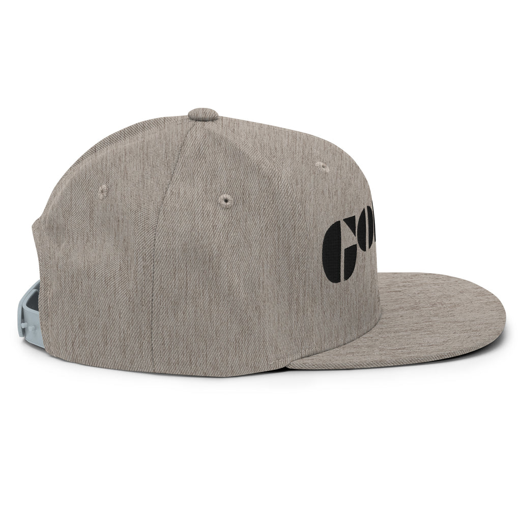 Embroidered Gonzo 6-Panel Snapback Cap