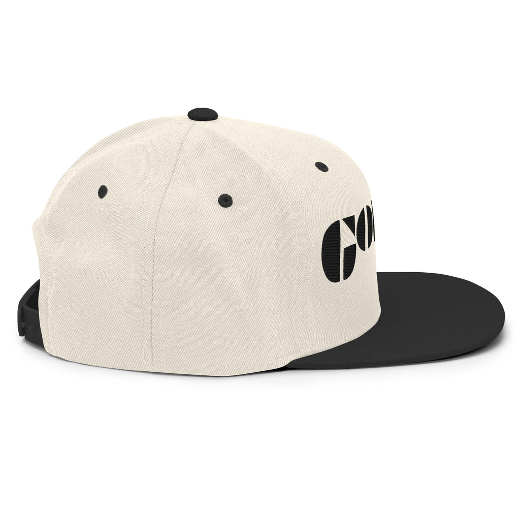 Embroidered Gonzo 6-Panel Snapback Cap