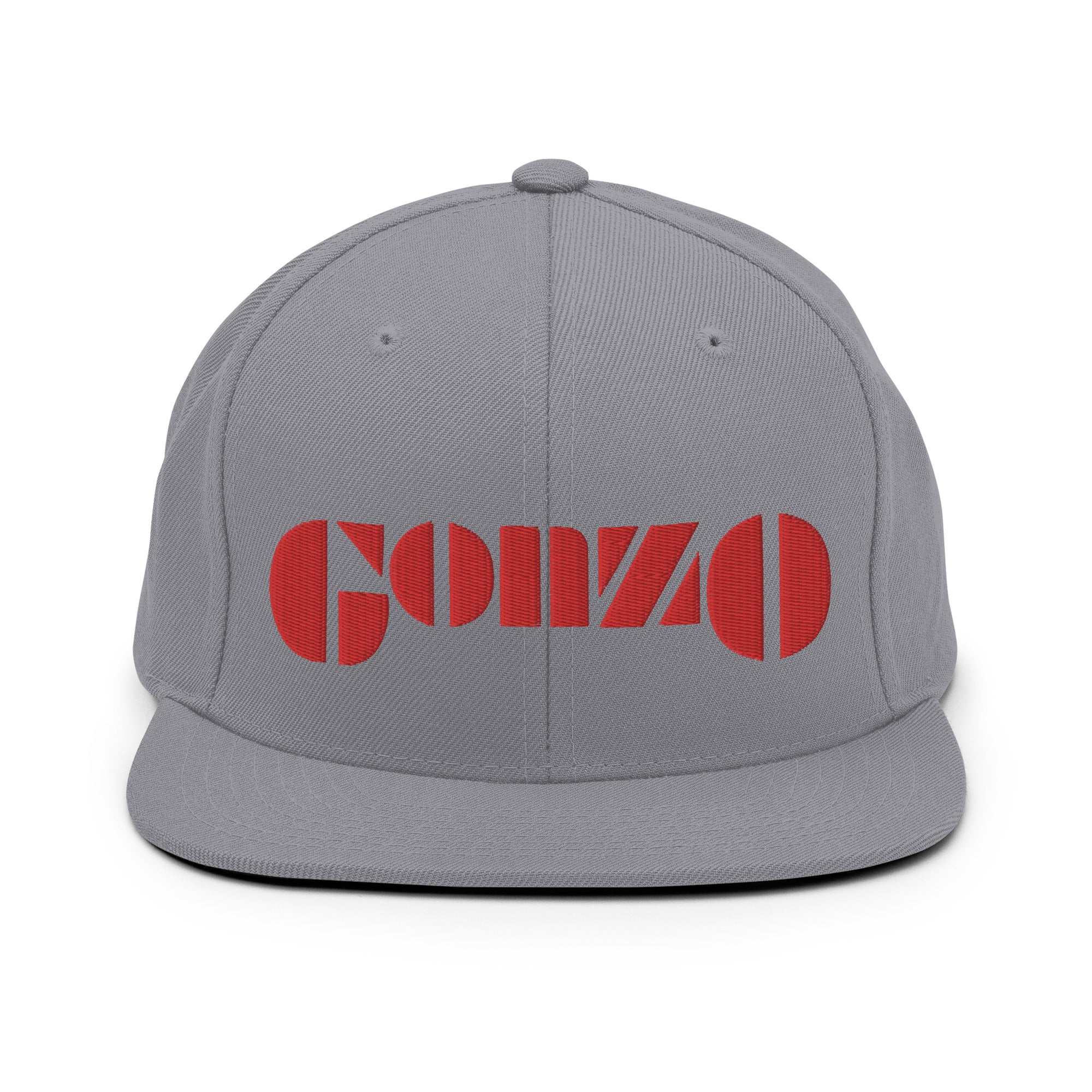 Embroidered Gonzo 5-Panel Snapback Cap