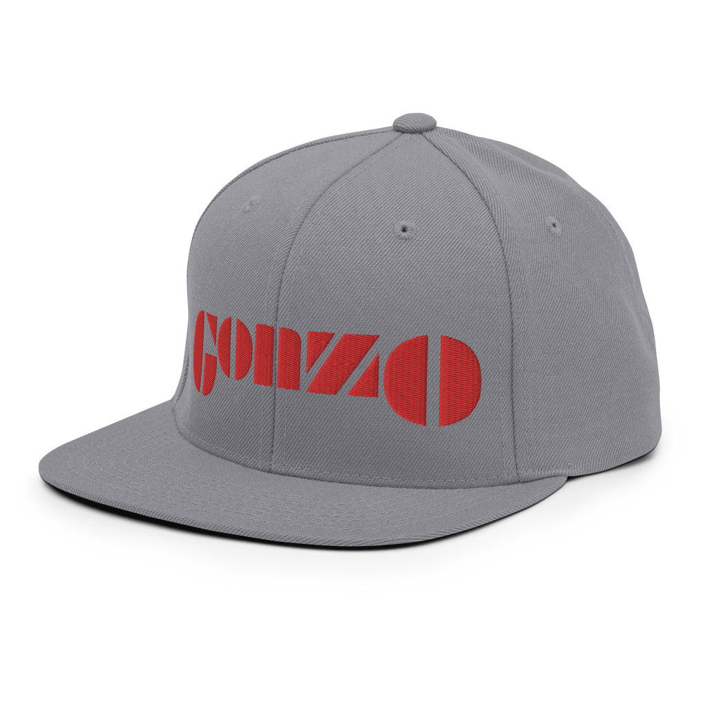 Embroidered Gonzo 5-Panel Snapback Cap