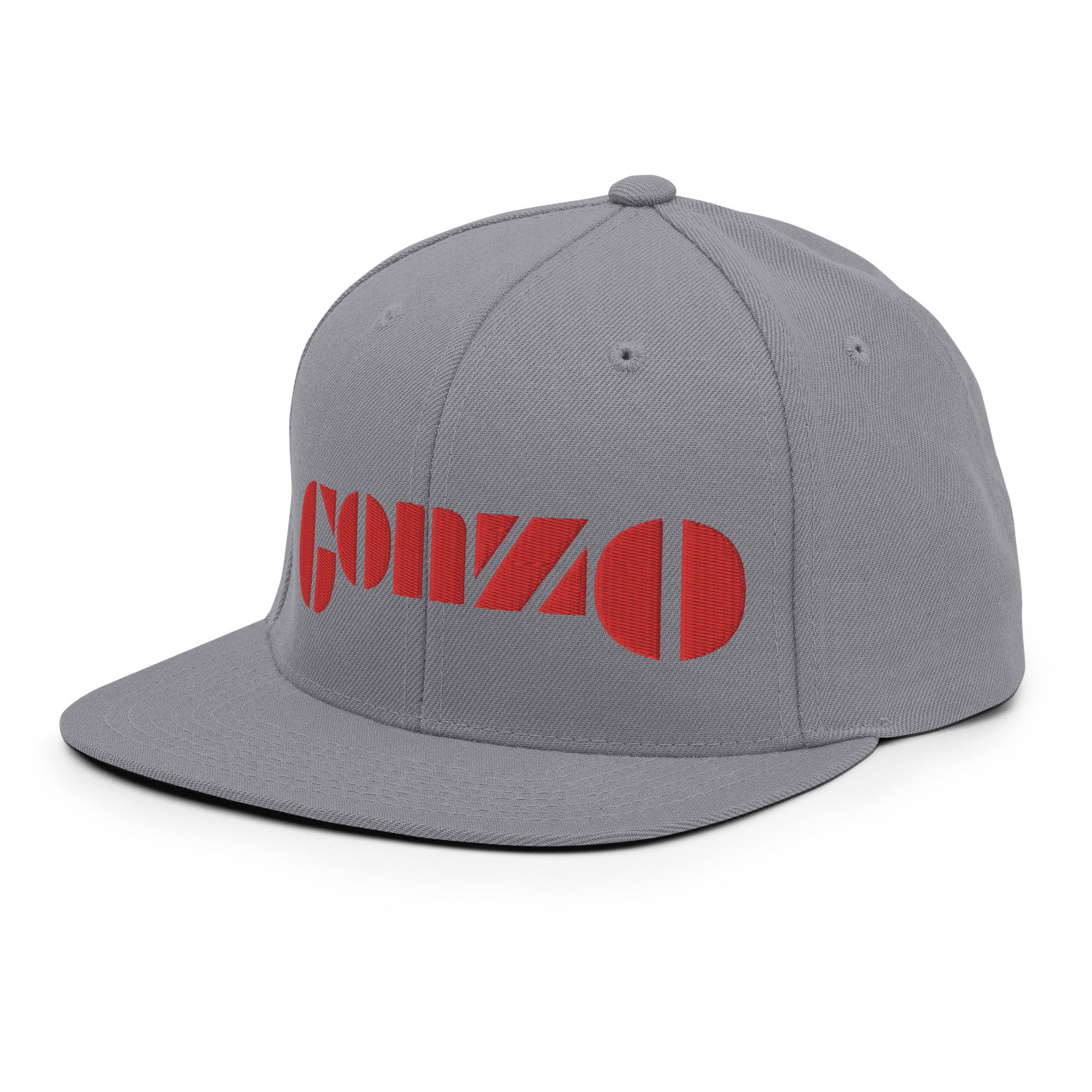 Embroidered Gonzo 5-Panel Snapback Cap