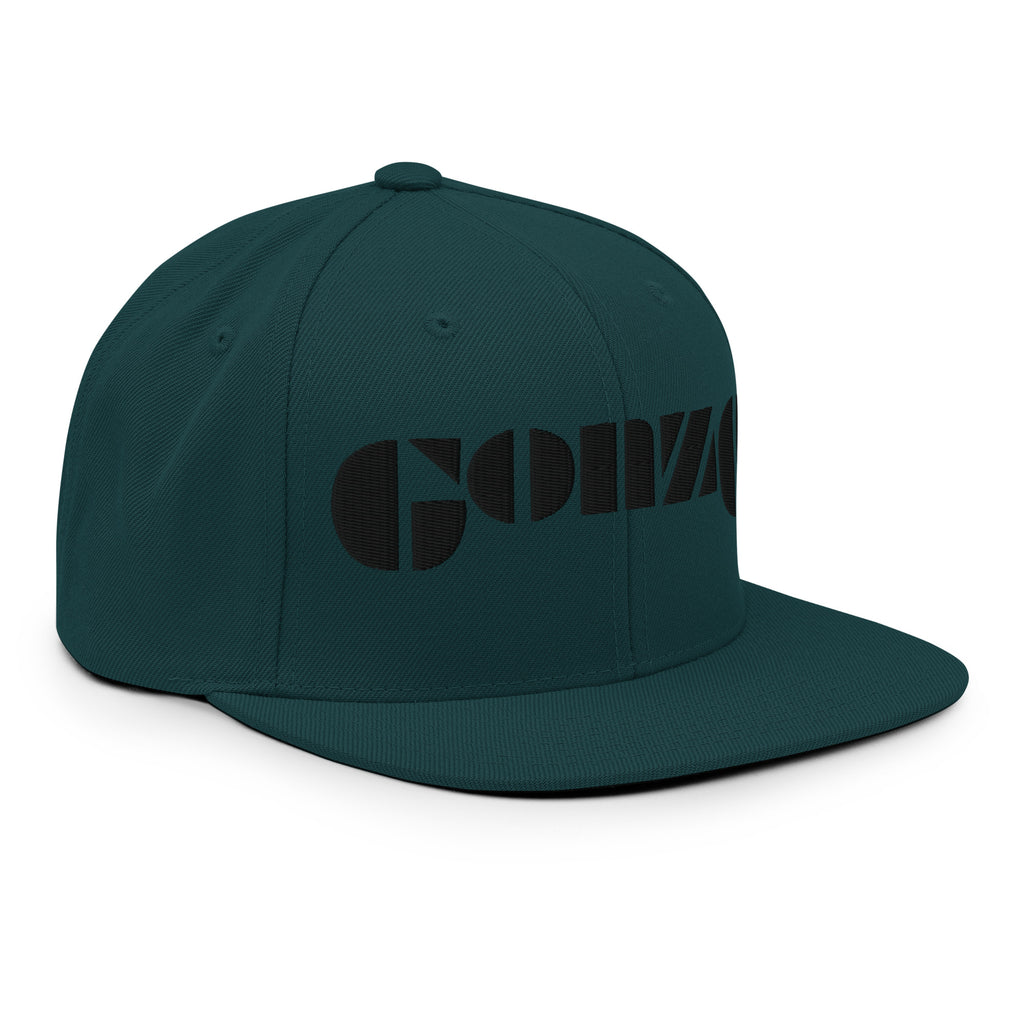 Embroidered Gonzo 6-Panel Snapback Cap