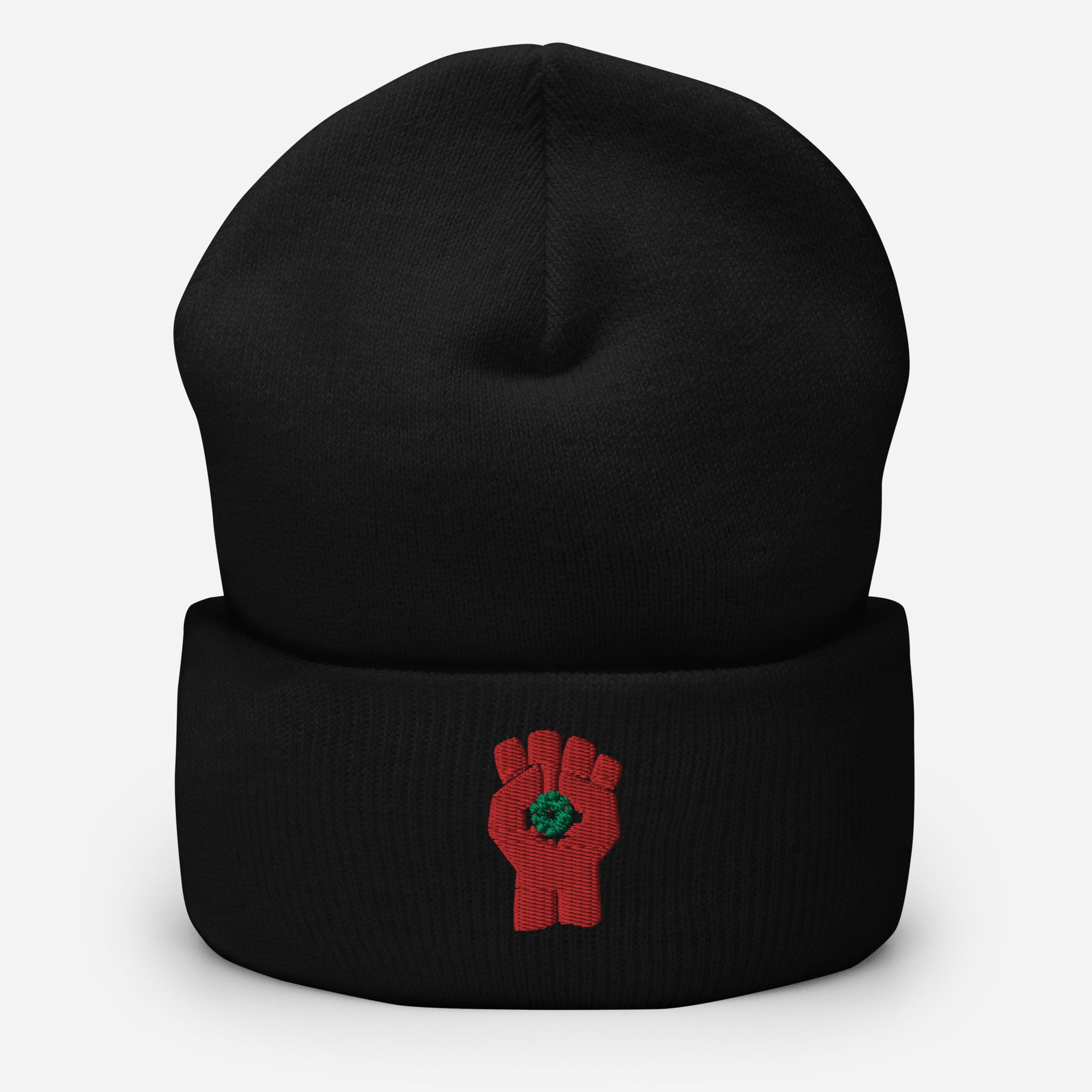 cuffed-beanie-black-front-
