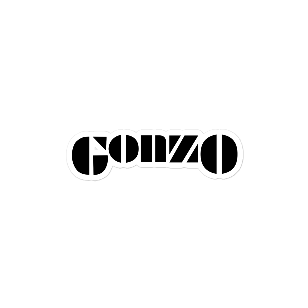 Gonzo Kiss Cut Vinyl Stickers (Various Sizes)