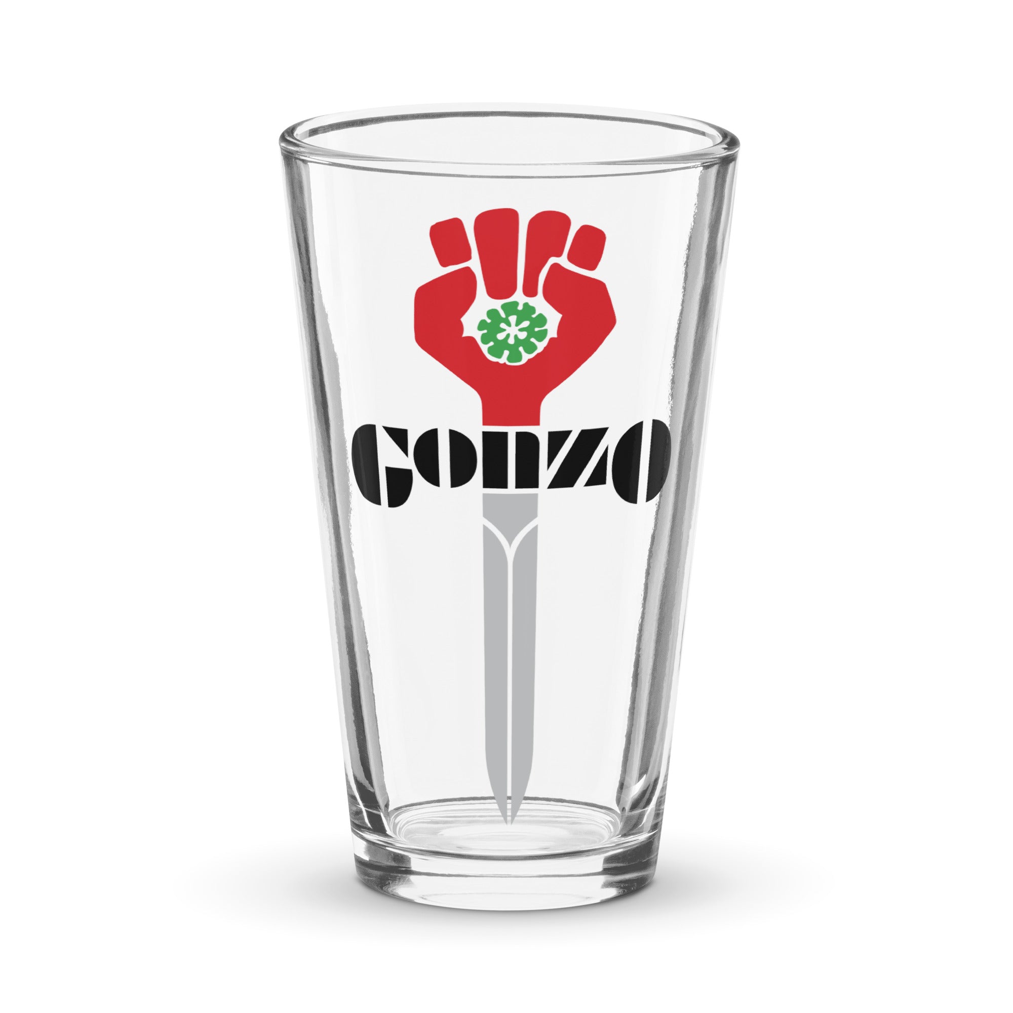 Gonzo Logo Pint Glass