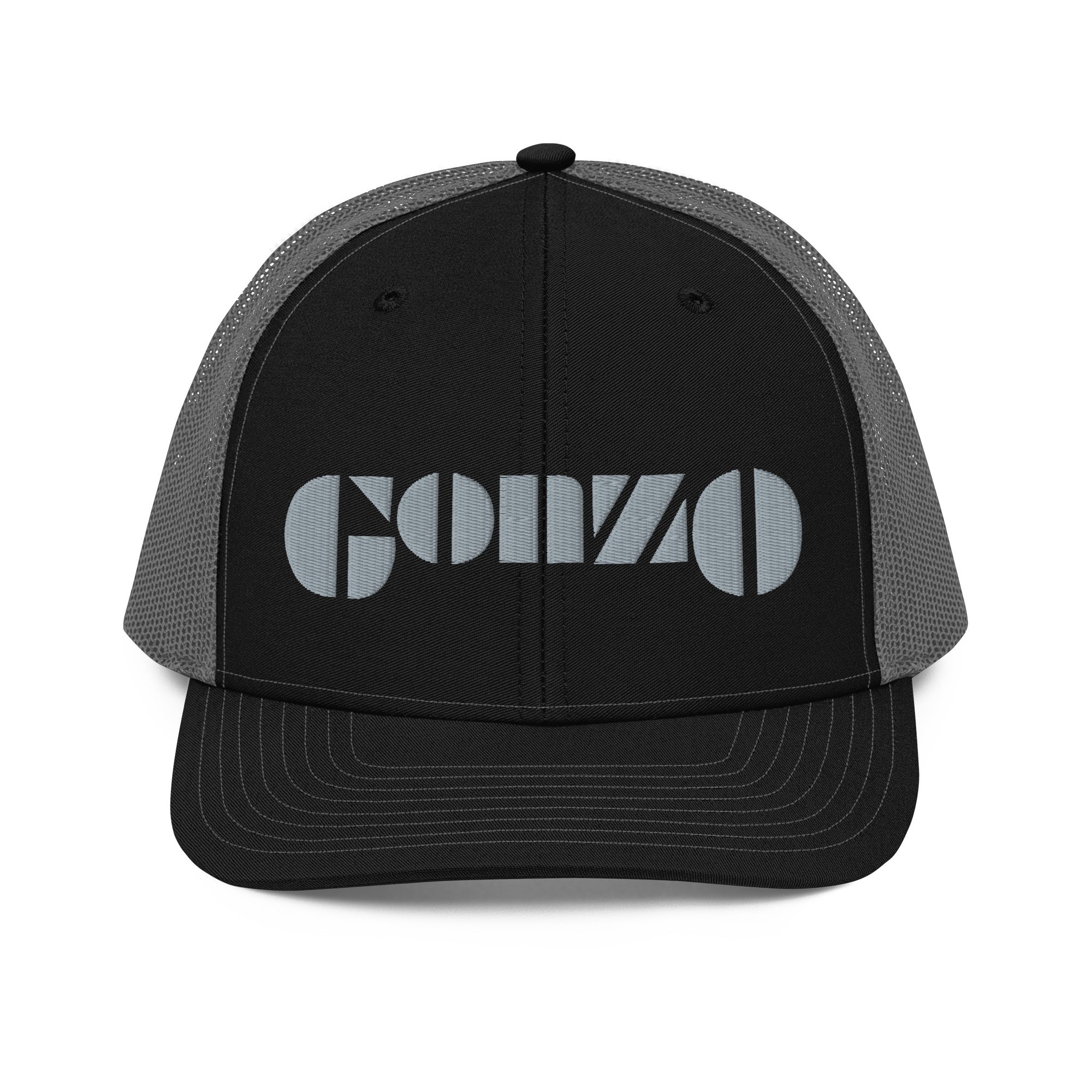 Embroidered Gonzo Snapback Trucker Cap