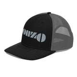 Embroidered (Grey) Gonzo Snapback Trucker Cap